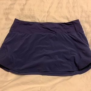 Lululemon size 8 women’s tennis skirt purple drawstring waist